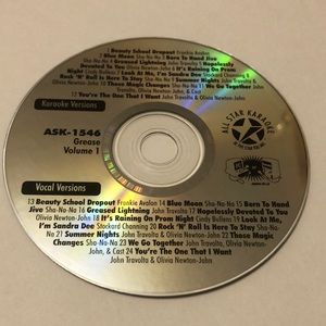 Grease Karaoke CDG All Star Karaoke Disc ASK 1546